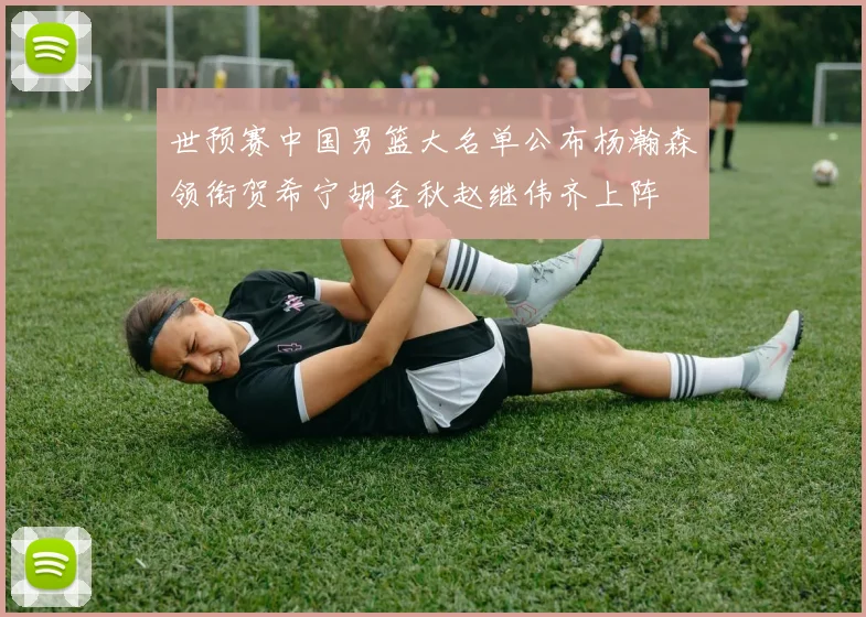 世预赛中国男篮大名单公布杨瀚森领衔贺希宁胡金秋赵继伟齐上阵